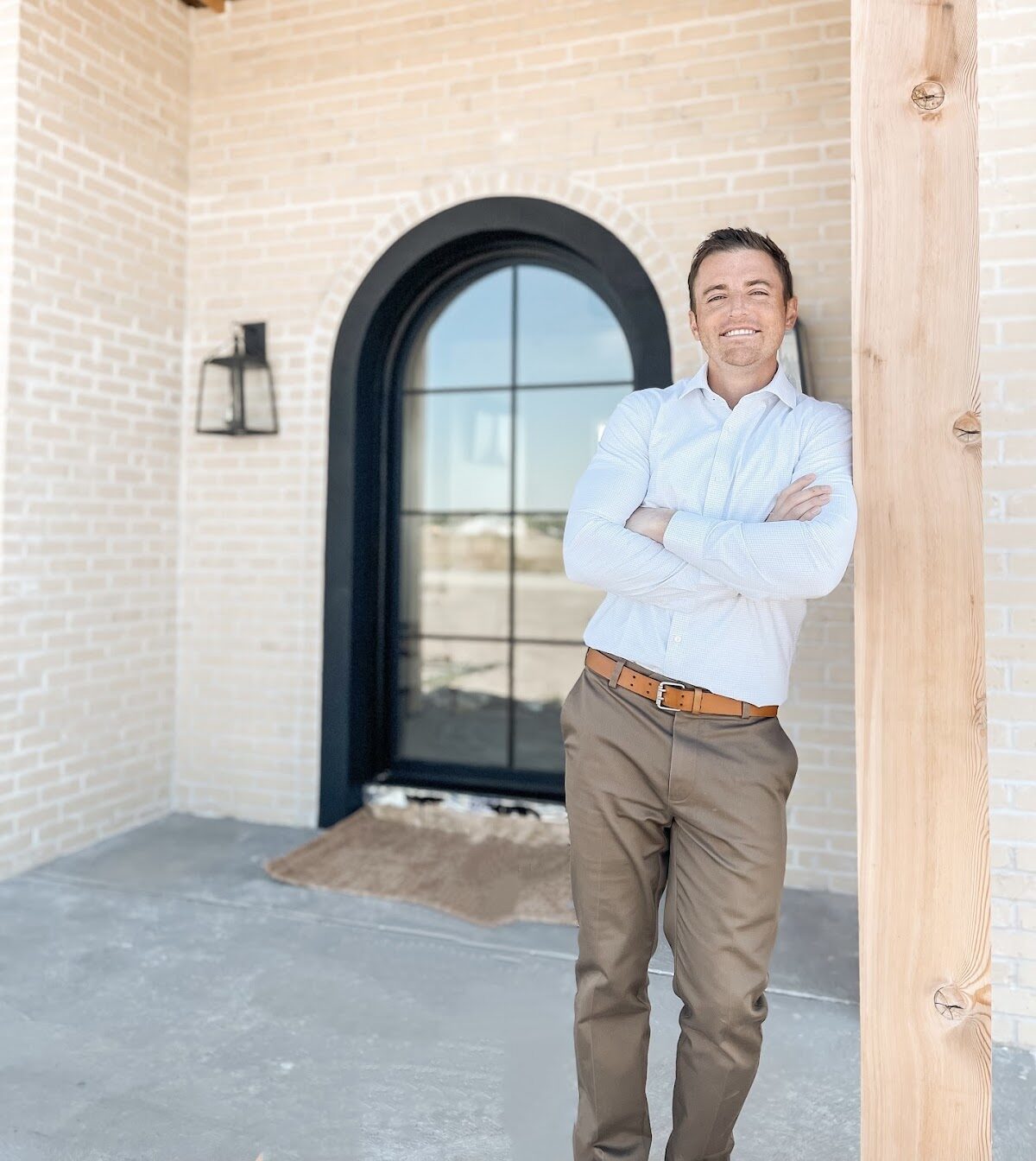 Jon, founder and coach at BCB Relationship Coaching, at the entrance to the BCB space.